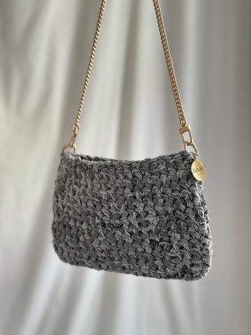 Denim Bag Mini - Gray - Baxie