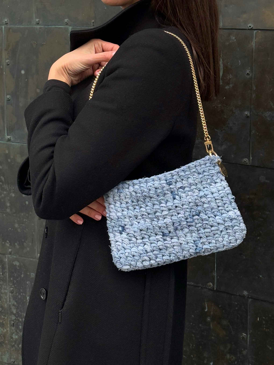 Denim Tasche - Hellblau