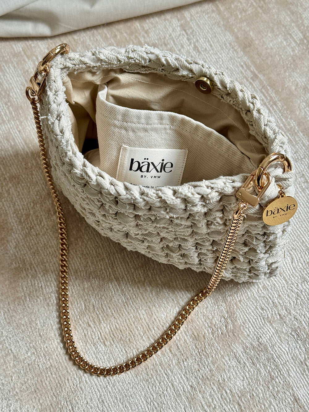 Denim Tasche - Beige