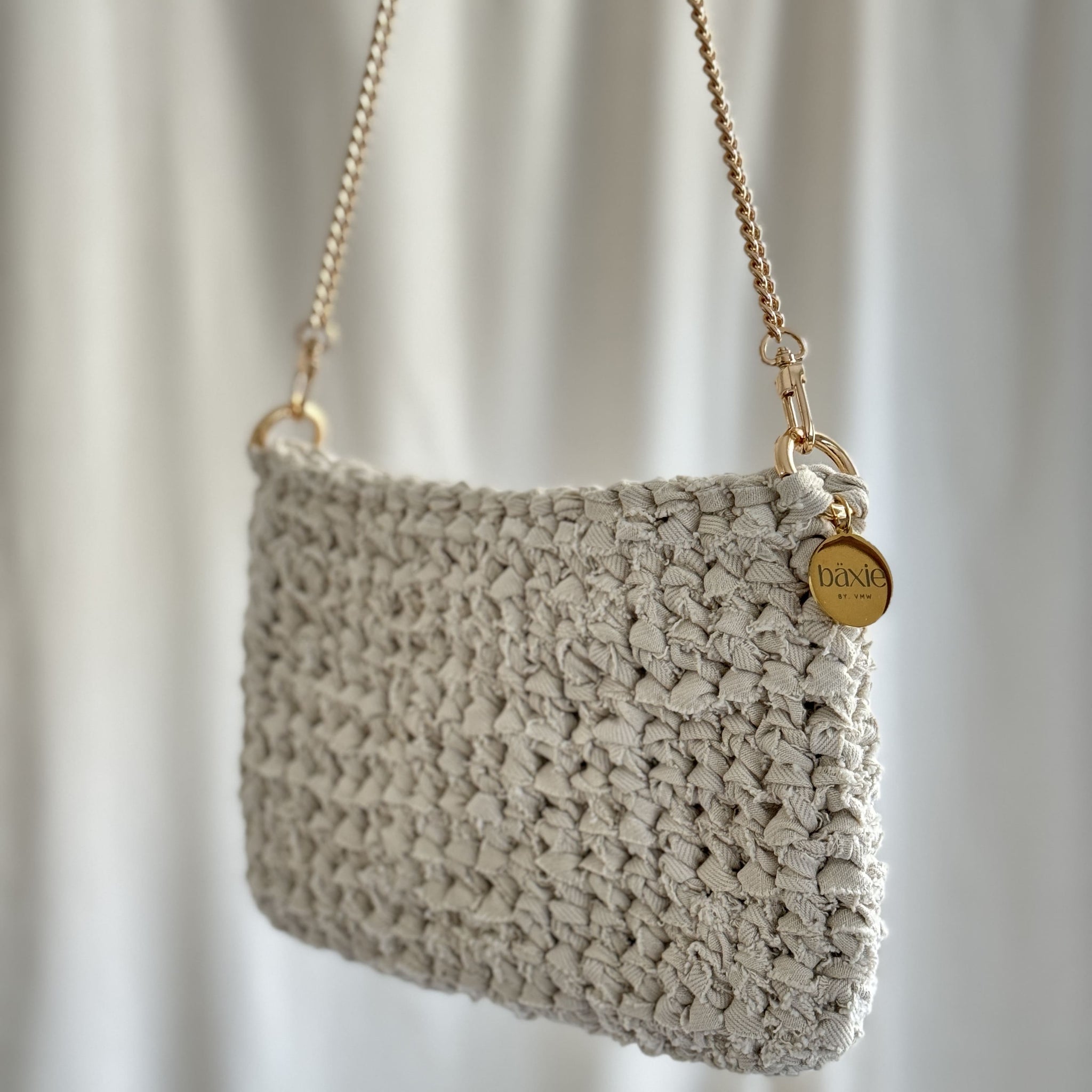 Denim Bag - Beige