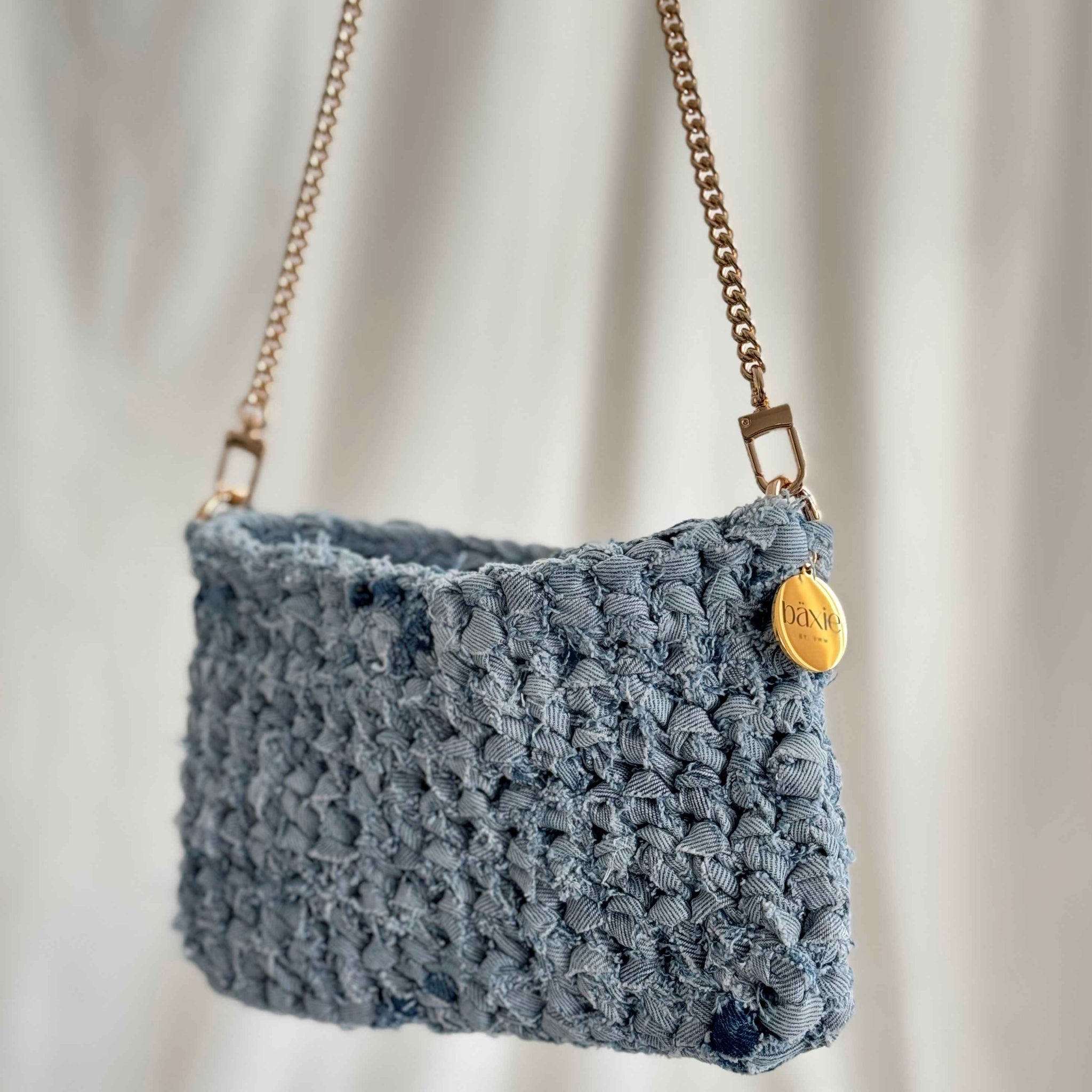 Denim Tasche Mini - Hellblau