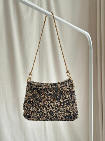 Denim Bag - Leopard